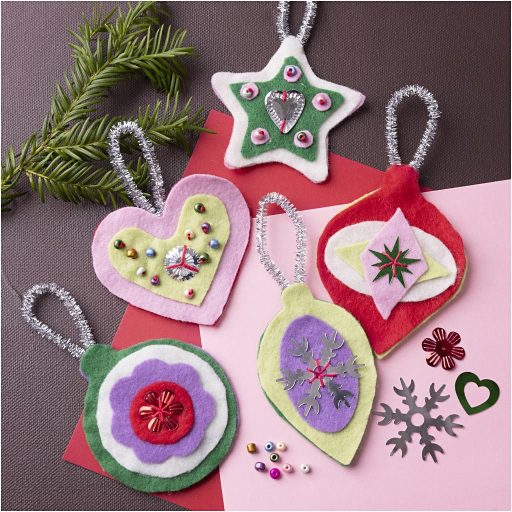 All - in - One Christmas Monster Craft Kit - Create Adorable Clay Figures with Polystyrene Body & Googly Eyes - Home - Crafts