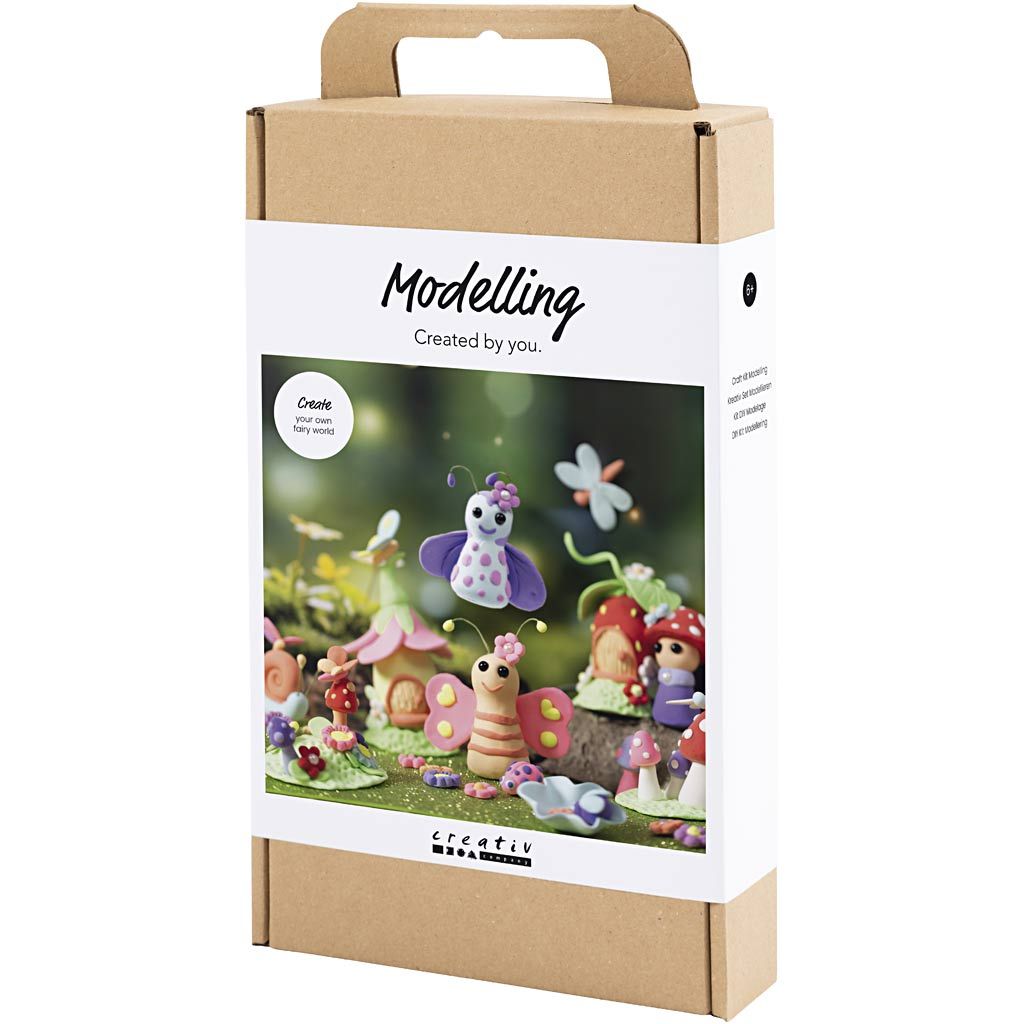 All - in - One Fairy Craft Kit for Kids - Create a Magical World with Silk Clay and Moulds - Home - Crafts