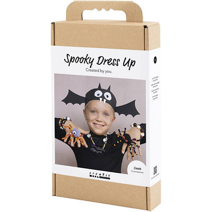 All - in - One Halloween Accessory Craft Kit for Kids - Create 10 Spooky Hats & Jewelry with Googly Eyes & Clay - Home - Crafts