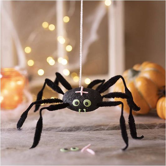 All - in - One Halloween Figure Craft Kit for Kids - Create Spooky Clay Characters with Chenille & Polystyrene - Home - Crafts