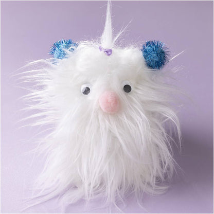 All - in - One Monster Sewing Kit for Kids - Create a Custom Stuffed Animal with Fake Fur & Googly Eyes - Home - Crafts