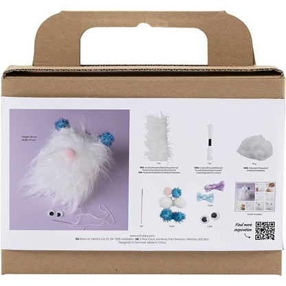 All - in - One Monster Sewing Kit for Kids - Create a Custom Stuffed Animal with Fake Fur & Googly Eyes - Home - Crafts