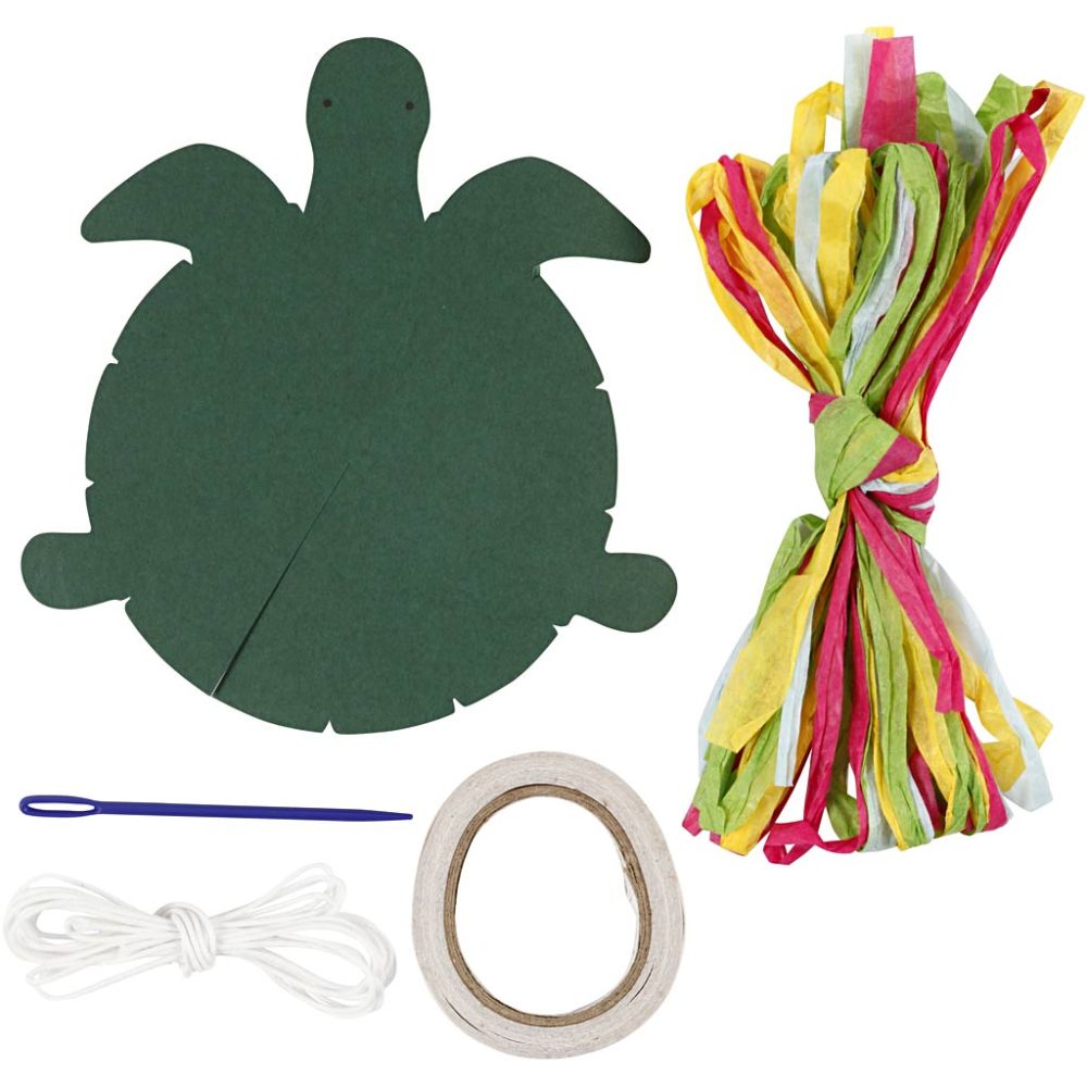 All - in - One Turtle Weaving Craft Kit for Kids - Weave a 3D Paper String Tortoise with Loom & Needle - Home - Crafts