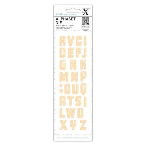 Alphabet Dies 29pcs Industrial Style - Carbon Steel Letter Cutting Dies Set - Home-Crafts