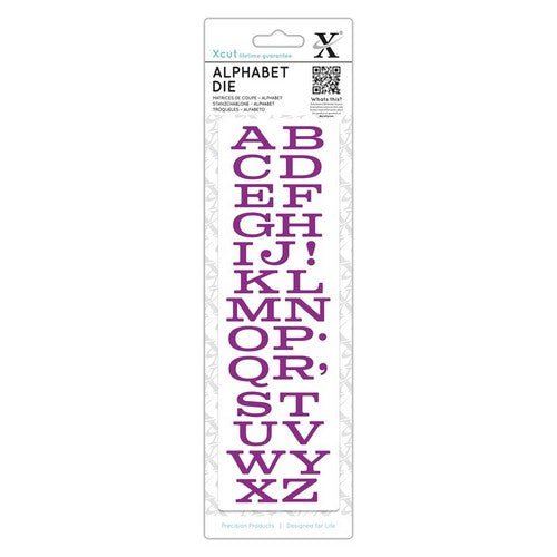 Alphabet Dies - Bevelled - Carbon Steel Cutting Dies for Card Making & Crafts - Home-Crafts
