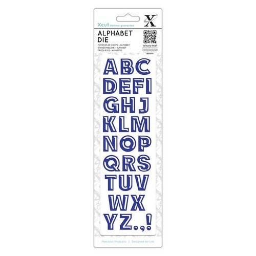 Alphabet Dies Bevelled Set - Carbon Steel Cutting Dies for Card Making - Home-Crafts