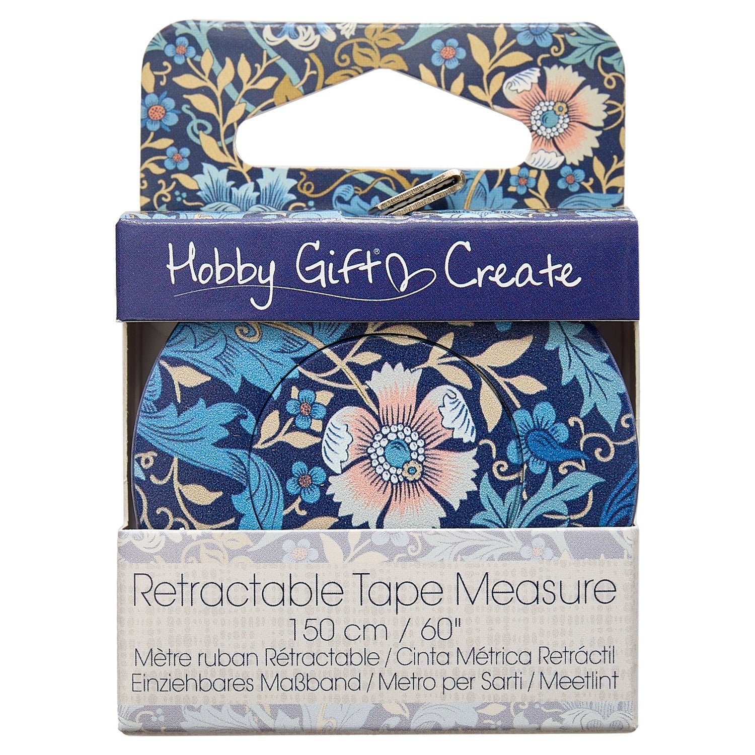 Arts & Crafts Retractable Tape Measure - 150cm/60" Dual Metric & Imperial - Home - Crafts