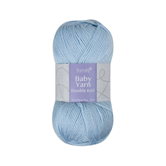 Baby DK Yarn Trimits Blue for Baby Patterns - 300m Anti - Pilling Acrylic Baby Yarn (OEKO - TEX Certified) - Home - Crafts