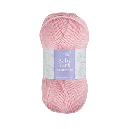 Baby DK Yarn Trimits Pink for Baby Patterns - 300m Anti - Pilling Acrylic Baby Yarn (OEKO - TEX Certified) - Home - Crafts