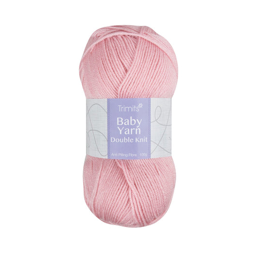 Baby DK Yarn Trimits Pink for Baby Patterns - 300m Anti - Pilling Acrylic Baby Yarn (OEKO - TEX Certified) - Home - Crafts