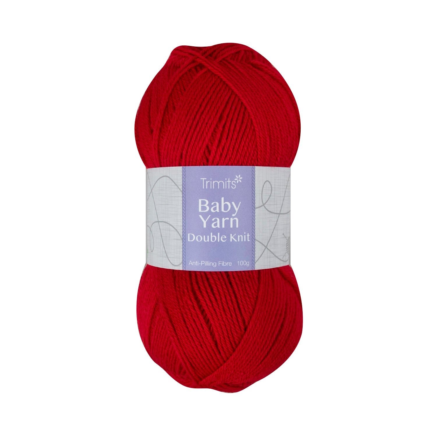 Baby DK Yarn Trimits Red for Baby Patterns - 300m Anti - Pilling Acrylic Baby Yarn (OEKO - TEX Certified) - Home - Crafts