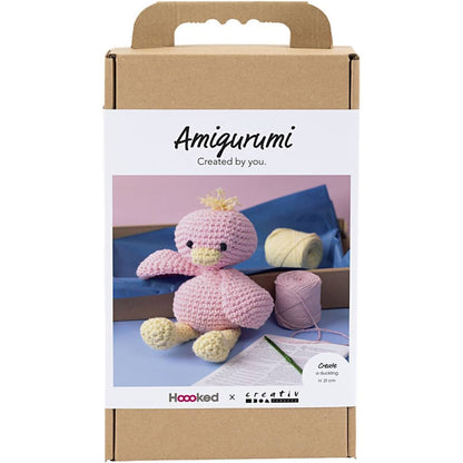 Beginner's Amigurumi Duckling Kit - Eco - Friendly Crochet Craft with Recycled Cotton - Home - Crafts