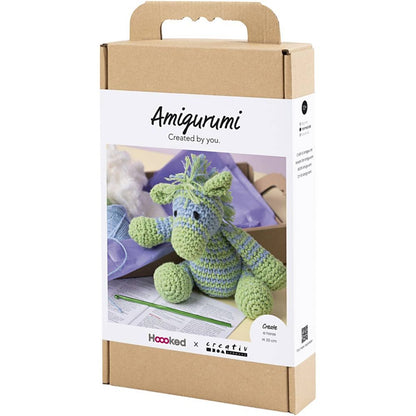 Beginner's Amigurumi Zebra Kit - Eco - Friendly Crochet Craft with Recycled Cotton - Home - Crafts