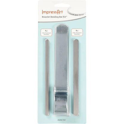 Bending Tool and Metal Bands for Bracelet Jewellery Making Rounded Ends Supplies