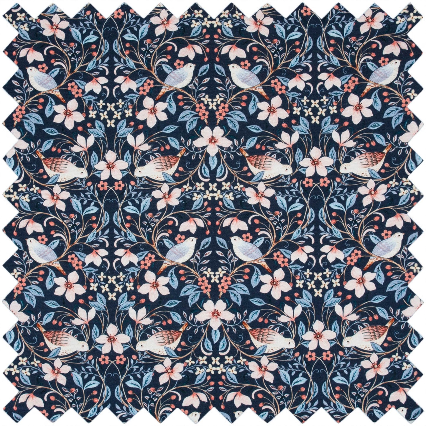 Blossom Birds Wrist Pincushion - Wearable Cotton Pincushion with Elastic Strap - Home - Crafts