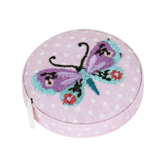 Bugs & Butterflies Tape Measure - Embroidered 150cm/60" Retractable Measure - Home - Crafts