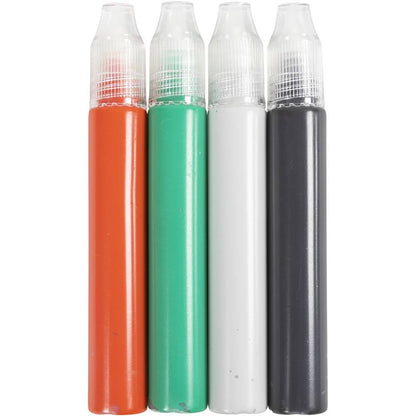 Candle Decorating Pens Christmas - Liquid Wax Markers for Drawing on Candles with Brush & Sponge Tips - Home - Crafts