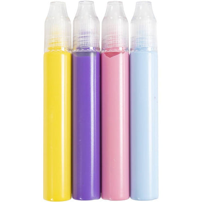 Candle Decorating Pens Set 1 - Liquid Wax Markers for Drawing on Candles with Brush & Sponge Tips - Home - Crafts