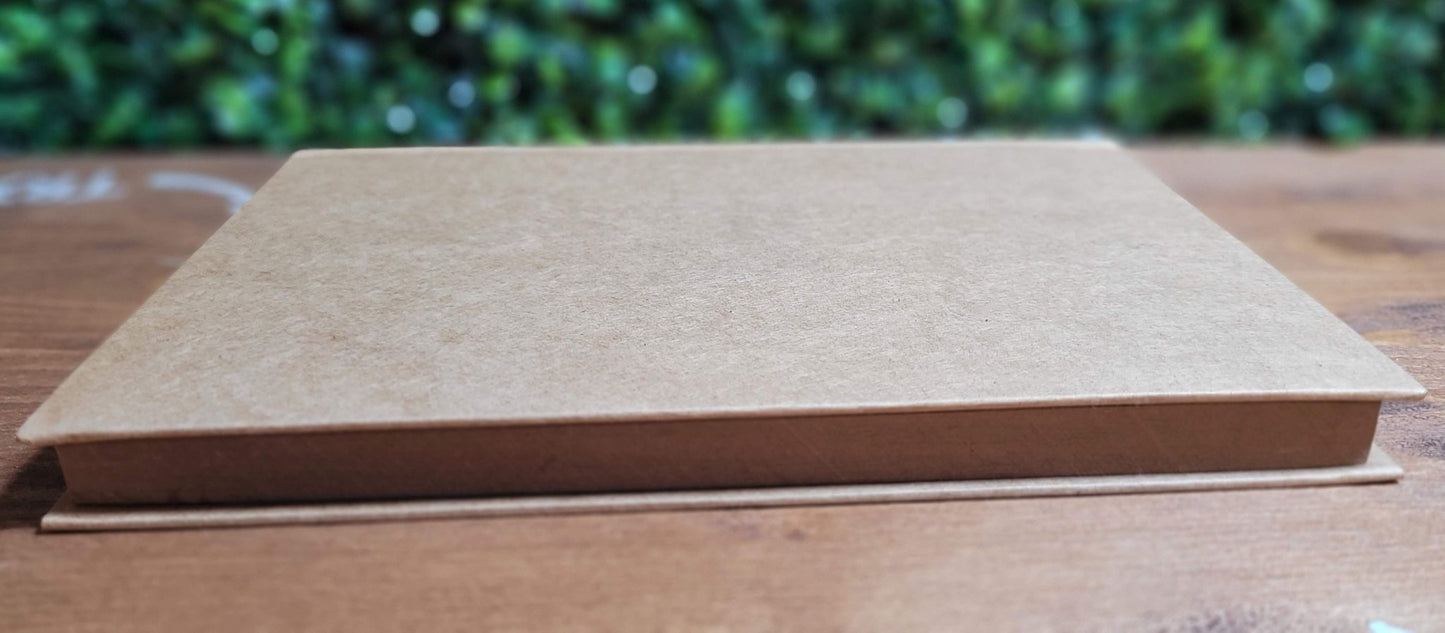 Cardboard Book Hardbound Notebook Blank Kraft Paper Sketching Journal - Home - Crafts