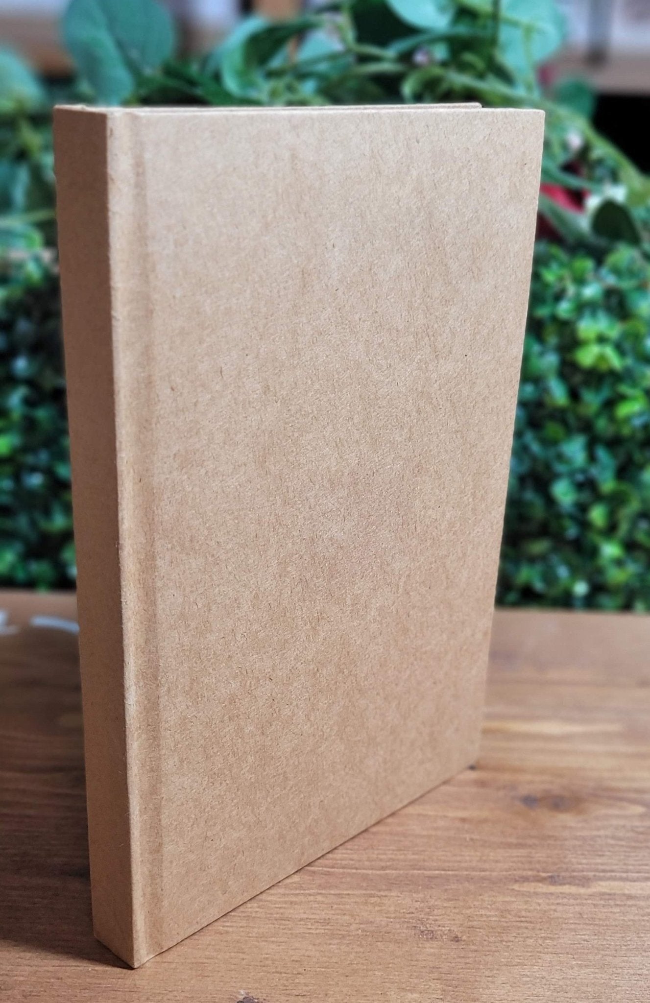 Cardboard Book Hardbound Notebook Blank Kraft Paper Sketching Journal - Home - Crafts