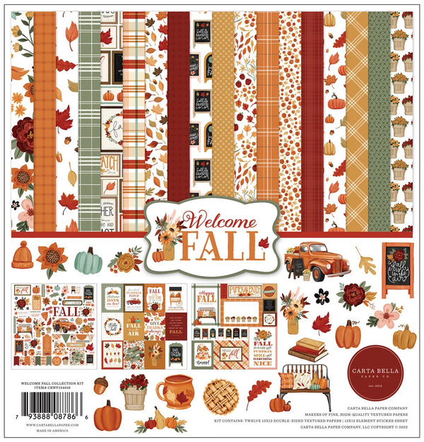 Crafter's Welcome Fall Mega Bundle Fall Home Decorations Scrapbooking Card Making Halloween