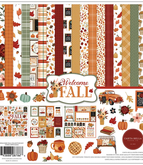 Crafter's Welcome Fall Mega Bundle Fall Home Decorations Scrapbooking Card Making Halloween