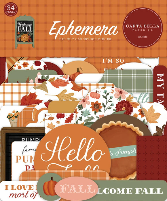 Crafter's Welcome Fall Mega Bundle Fall Home Decorations Scrapbooking Card Making Halloween