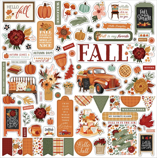 Crafter's Welcome Fall Mega Bundle Fall Home Decorations Scrapbooking Card Making Halloween