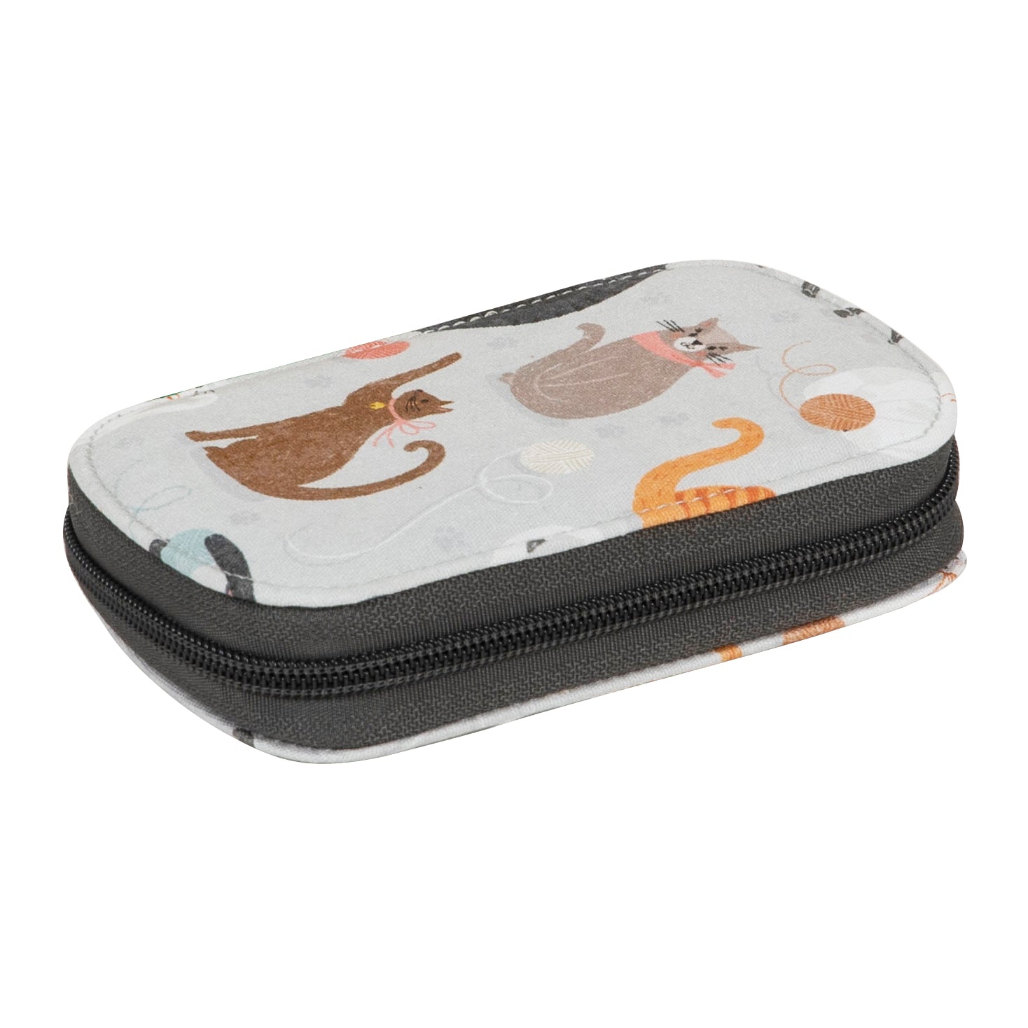 Cats Zippered Sewing Kit - Cotton Case with 30+ Essential Sewing Supplies - Home - Crafts