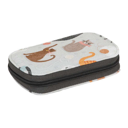 Cats Zippered Sewing Kit - Cotton Case with 30+ Essential Sewing Supplies - Home - Crafts