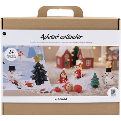 Christmas Village Advent Calendar - 24 Days of Modelling Projects with Clay & Crafts - Home - Crafts