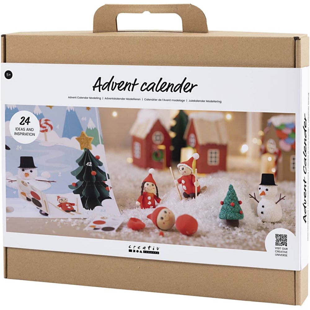 Christmas Village Advent Calendar - 24 Days of Modelling Projects with Clay & Crafts - Home - Crafts