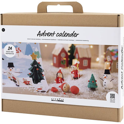 Christmas Village Advent Calendar - 24 Days of Modelling Projects with Clay & Crafts - Home - Crafts