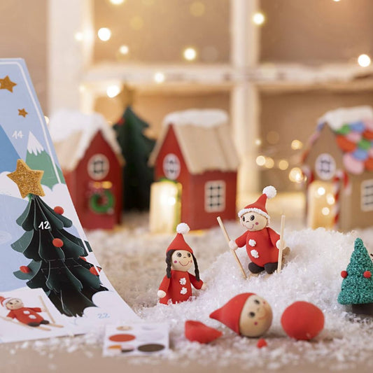 Christmas Village Advent Calendar - 24 Days of Modelling Projects with Clay & Crafts - Home - Crafts