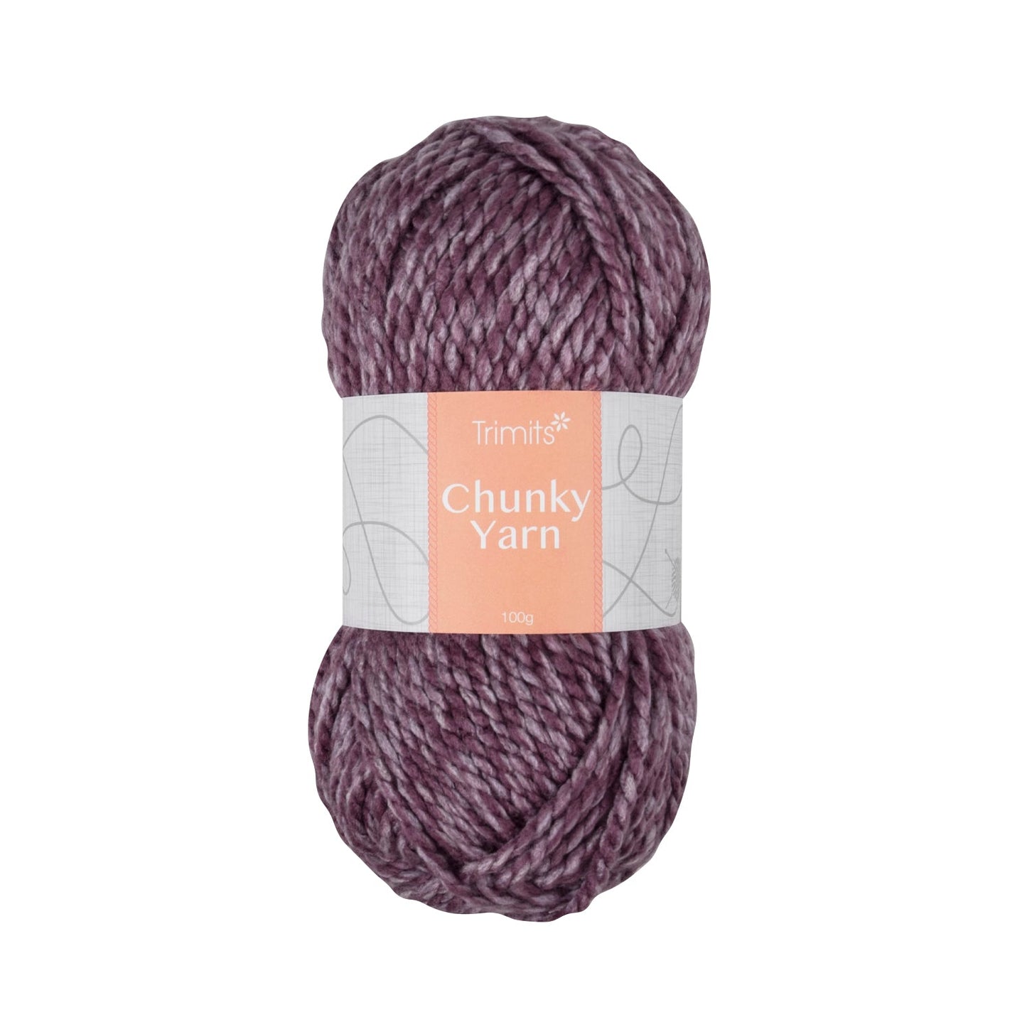 Chunky Yarn Trimits Heather Quick Knit - 100m Super Bulky Acrylic Yarn for 7mm Needles & Hooks (6 - Pack) - Home - Crafts