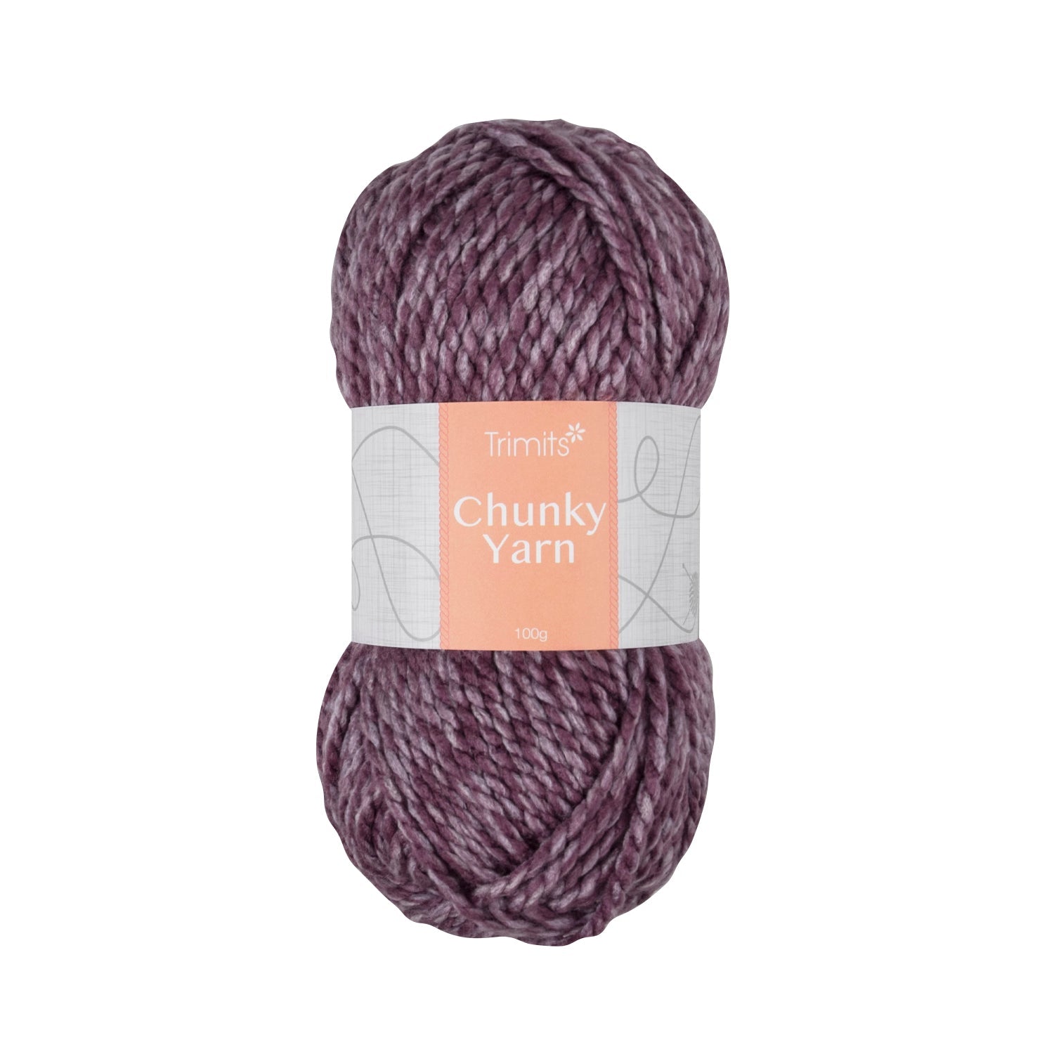 Chunky Yarn Trimits Heather Quick Knit - 100m Super Bulky Acrylic Yarn for 7mm Needles & Hooks (6 - Pack) - Home - Crafts