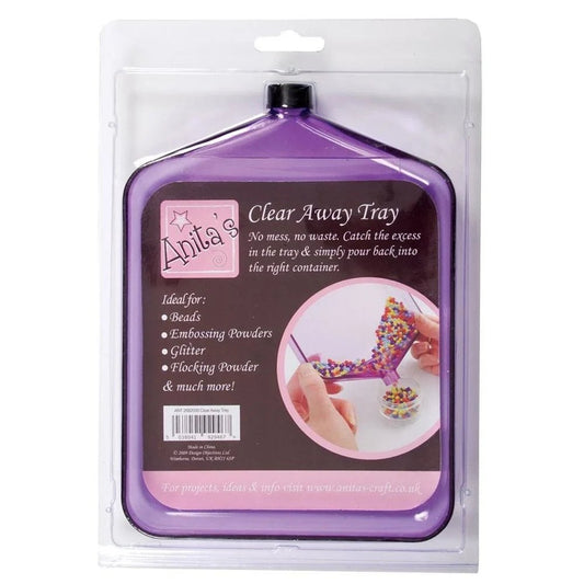 Clear Away Tray Clean Project For Beads Embossing Powder Glitter Folds