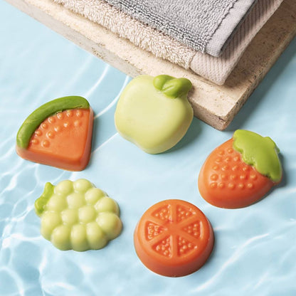 Craft Kit - Soap Making - Fruit - Shaped Soaps in Green & Orange with Organza Bags - Home - Crafts