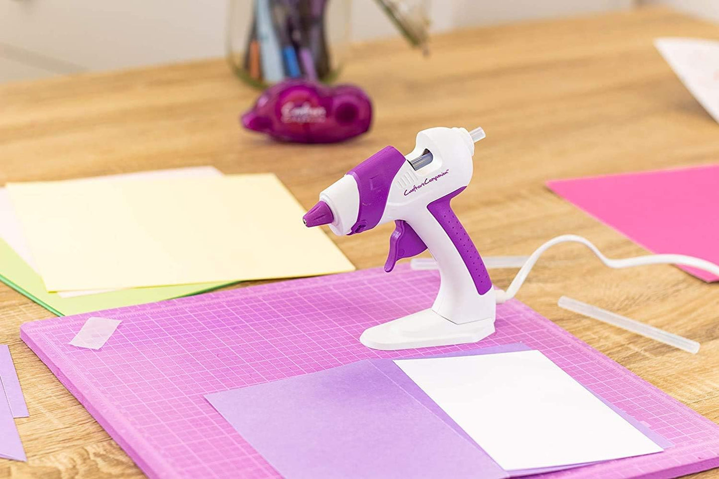 Crafters Companion Hot Glue Gun EU Crafts Card Making Easy Fast Drying 7mm Glue stick