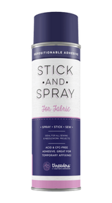 Stick and Spray Adhesive For Fabric - Dark Blue Can - Stationary Collage Bookbinding