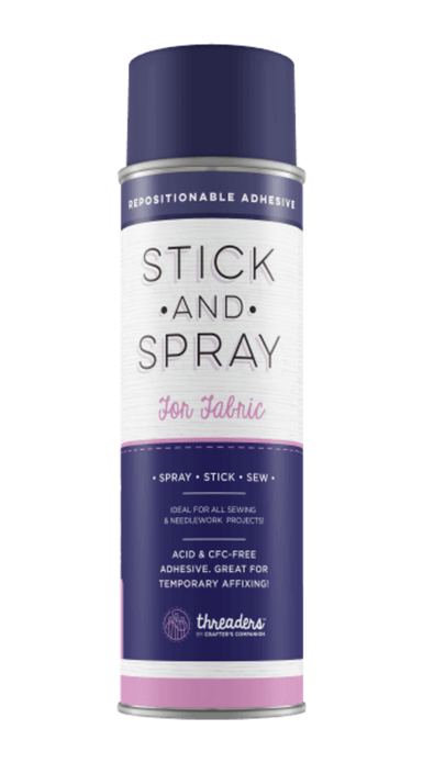 Stick and Spray Adhesive For Fabric - Dark Blue Can - Stationary Collage Bookbinding