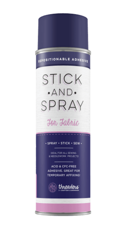 Stick and Spray Adhesive For Fabric - Dark Blue Can - Stationary Collage Bookbinding