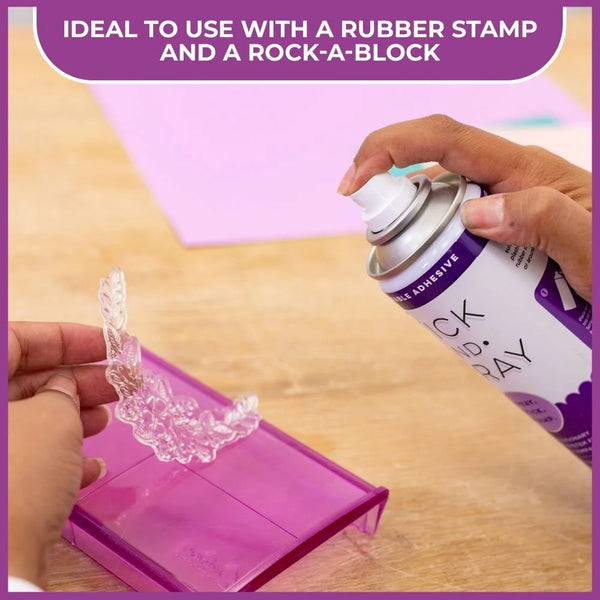 Stick and Spray Mounting Adhesive - Purple Can - Stationary Collage Bookbinding