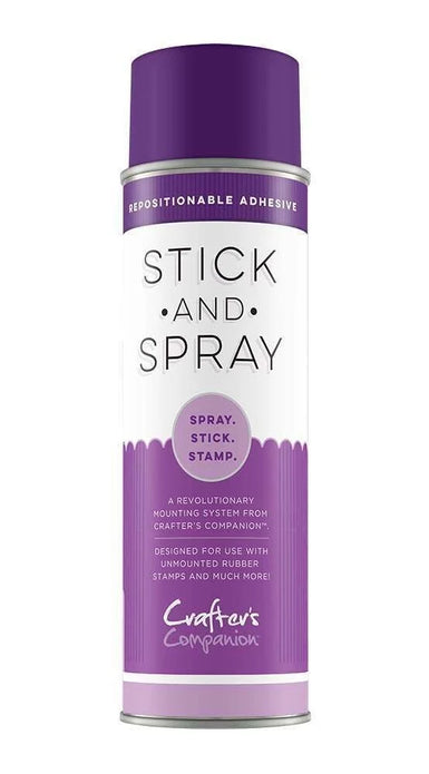 Stick and Spray Mounting Adhesive - Purple Can - Stationary Collage Bookbinding