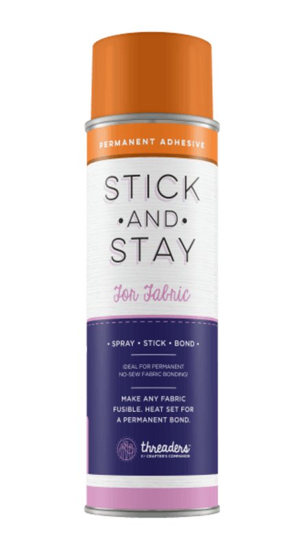 Stick and Stay Adhesive For Fabric - Orange Can - Stationary Collage Bookbinding