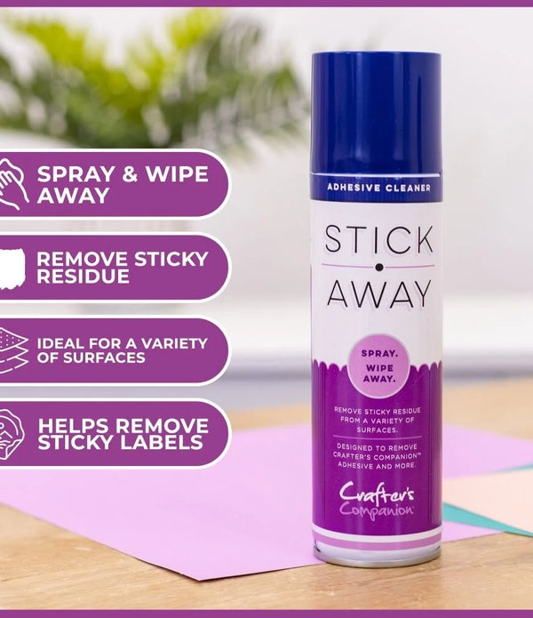 Spray and Wipe Away Stickiness Removes Adhesive Residue Any Surface Acid and Lignin-Free.