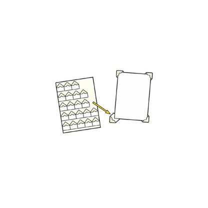 Creative Photo Corners Mix Pack Embossed Self-Adhesive Embellishment Decoration Craft