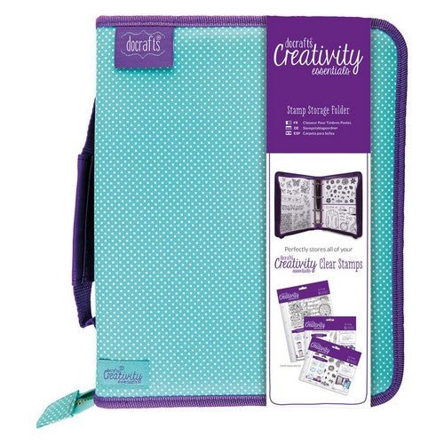 Creativity Essentials Stamp Storage Folder - Practical Craft Organiser for Stamps - Home-Crafts