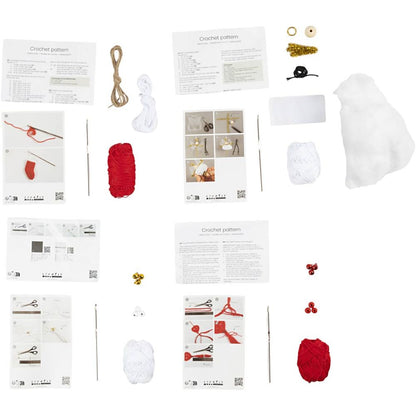 Crochet Advent Calendar - 4 Weekly Projects with Yarn, Beads & Bells - Home - Crafts