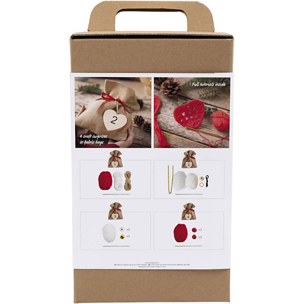 Crochet Advent Calendar - 4 Weekly Projects with Yarn, Beads & Bells - Home - Crafts